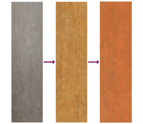 vidaXL Arriate oxidado de acero corten 240x80x77 cm