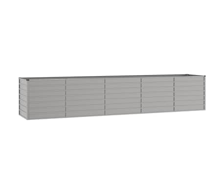 vidaXL Arriate oxidado de acero corten 400x80x77 cm