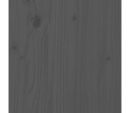 vidaXL Sofá cama sin colchón madera maciza de pino gris 80x200 cm
