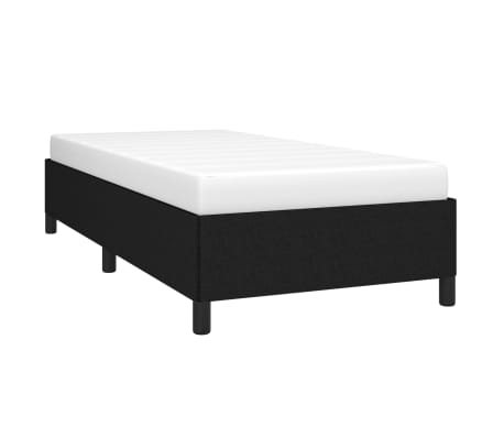 vidaXL Estructura de cama sin colchón tela negro 100x200 cm