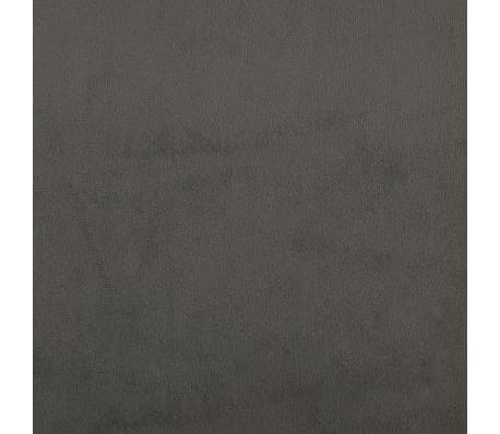 vidaXL Estructura de cama sin colchón terciopelo gris oscuro 80x200 cm