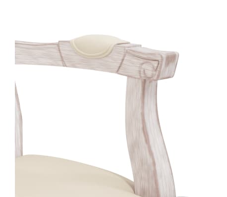vidaXL Sillas de comedor 2 unidades lino beige 62x59,5x100,5 cm