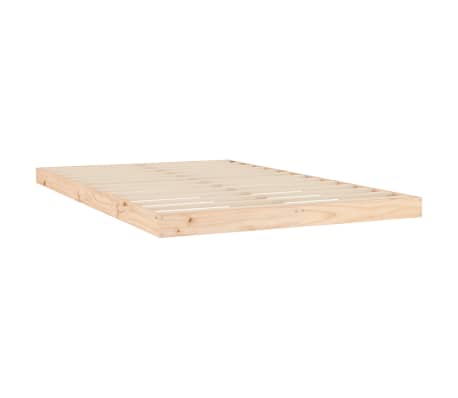 vidaXL Estructura de cama sin colchón madera de pino maciza 120x200 cm