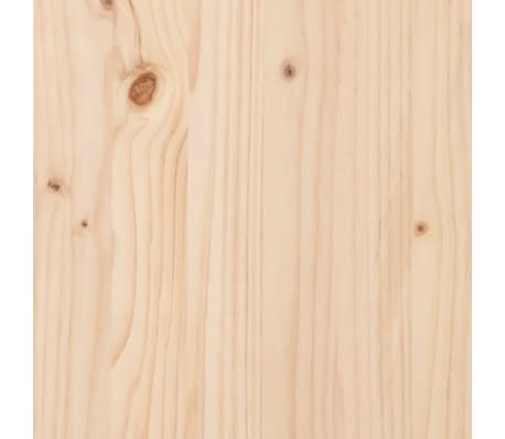 vidaXL Caja de almacenaje madera maciza de pino 109x36,5x33 cm