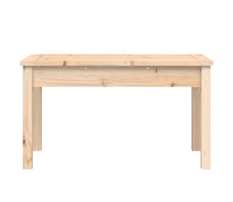 vidaXL Banco de jardín madera maciza de pino 80x44x45 cm
