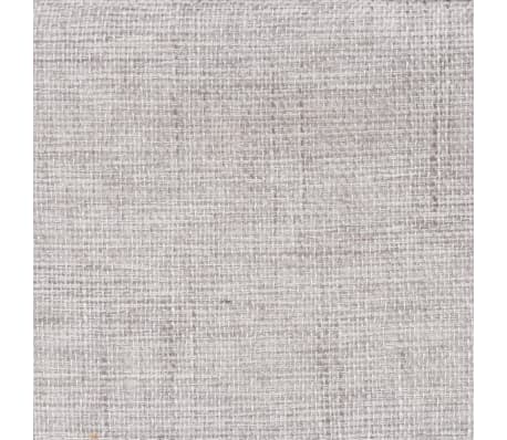 vidaXL Bancos con almacenaje con cojín 2 uds enea gris 69 cm