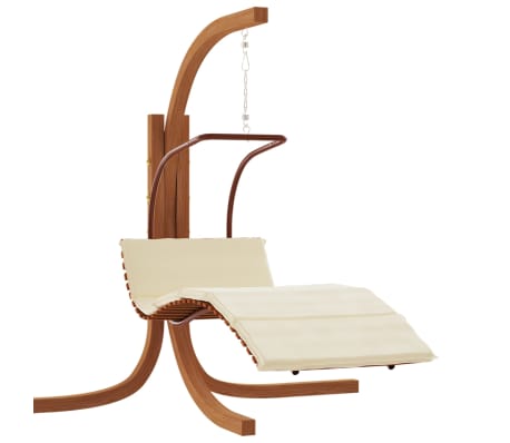 vidaXL Swing Chair Cream