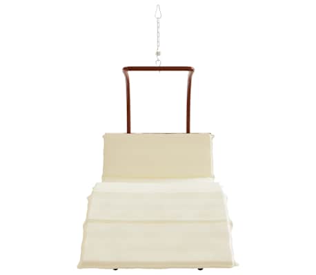 vidaXL Swing Chair Cream