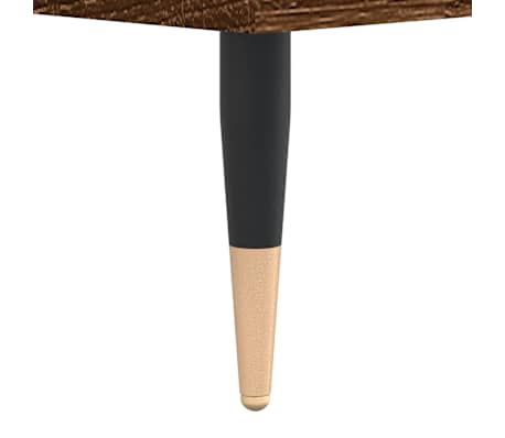 vidaXL Armario de baño madera contrachapada marrón roble 65x33x60 cm