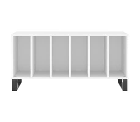 vidaXL Mueble para discos madera contrachapada blanco 100x38x48 cm