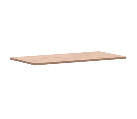 vidaXL Encimera de baño madera maciza de haya 100x50x1,5 cm