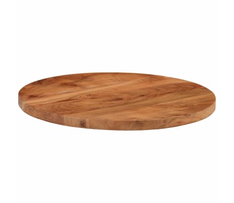 vidaXL Tablero de mesa redondo madera maciza de acacia Ø60x2,5 cm