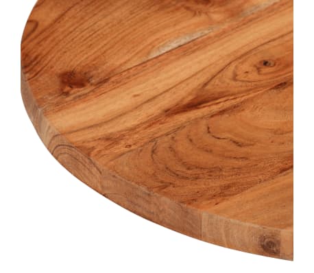 vidaXL Tablero de mesa redondo madera maciza de acacia Ø60x2,5 cm