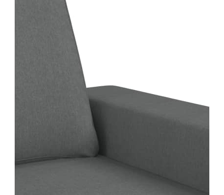 vidaXL Sillón de tela gris oscuro 60 cm