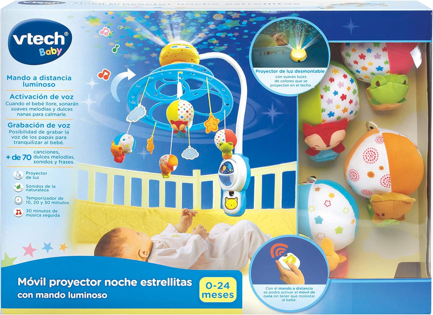 VTech - Baby Night Stars, Support de Plafond pour Projecteur Mobile,...