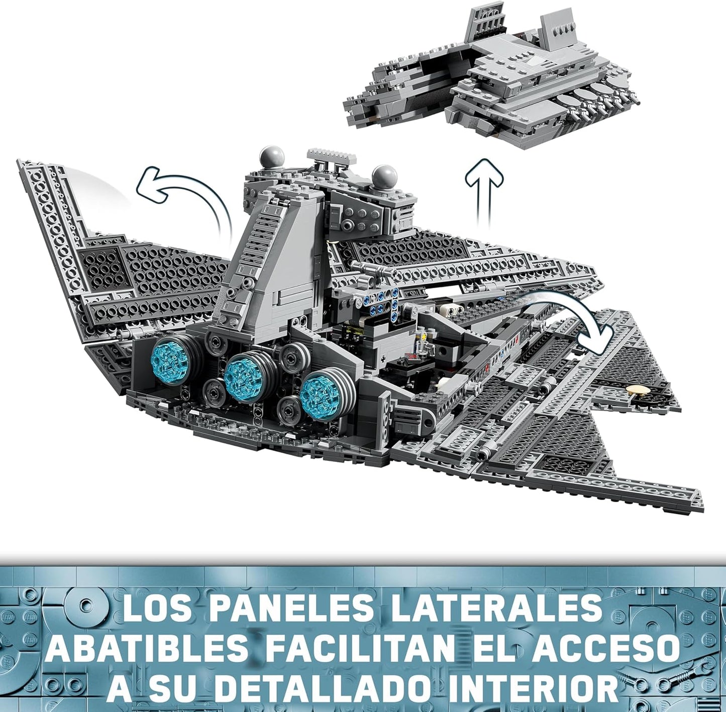 LEGO Star Wars Imperial Star Destroyer Bateau de construction avec...