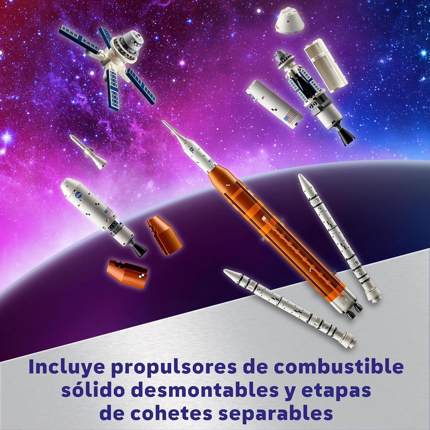 LEGO Icons NASA Artemis Space Launch System avec capsule Orion,...