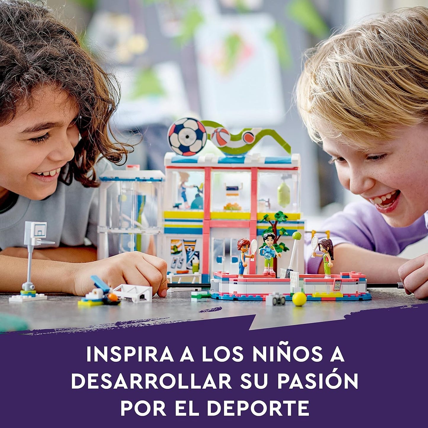 Centre sportif LEGO Friends avec jeux de football, de basket-ball, de...