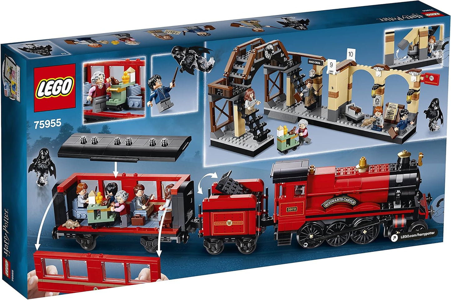 LEGO 75955 Harry Potter Poudlard Express, train jouet avec...