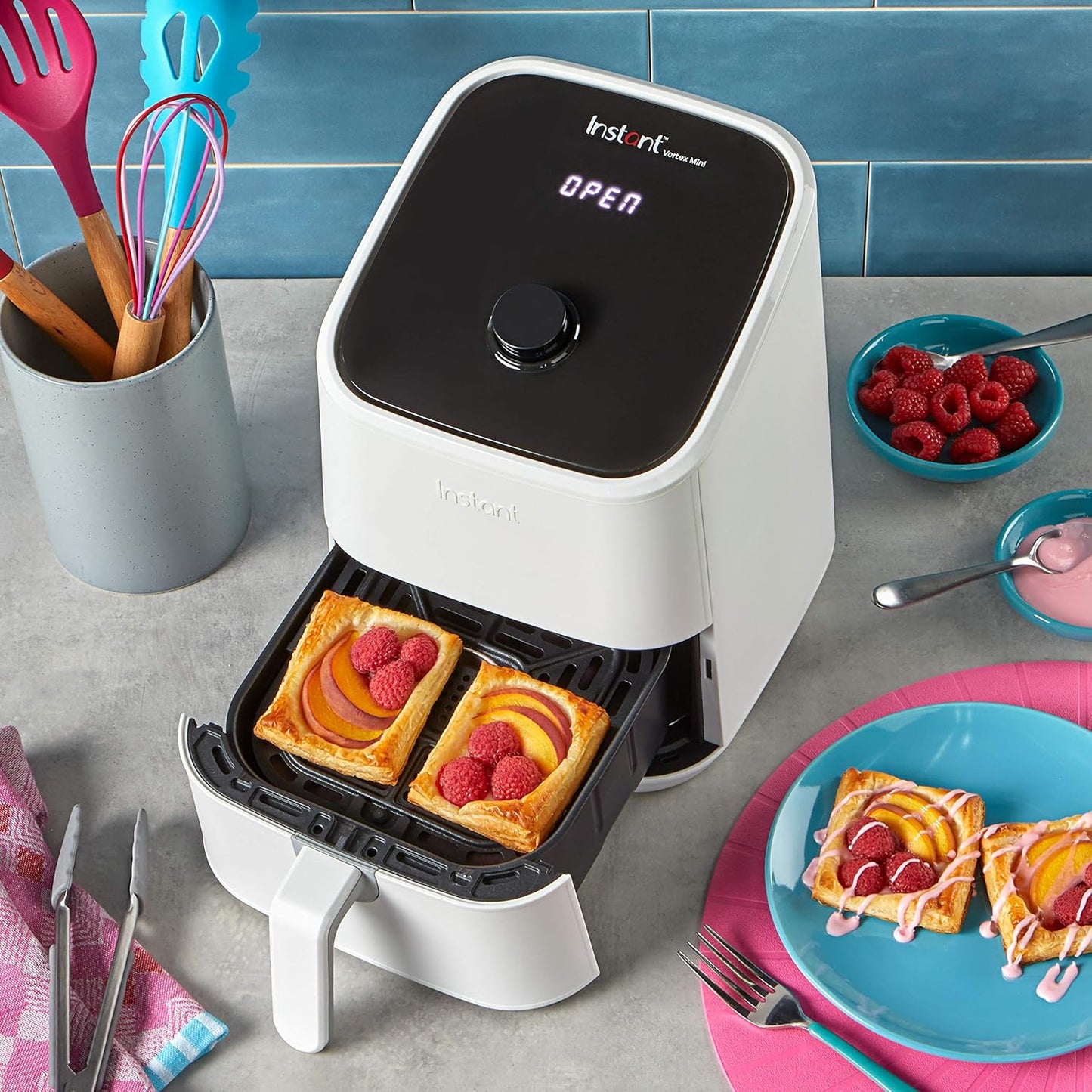 Instant Brands Vortex Mini Friteuse 4 en 1 sans huile 2 L – Friteuse...