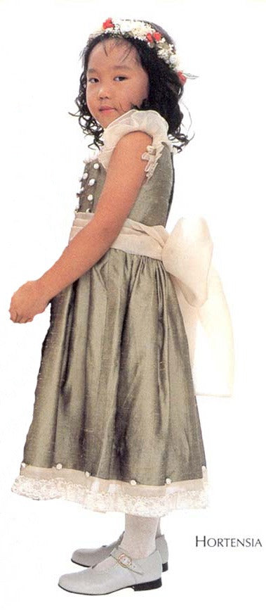 Robe en Soie Naturelle pour Fille – Cérémonie et Occasions Spéciales