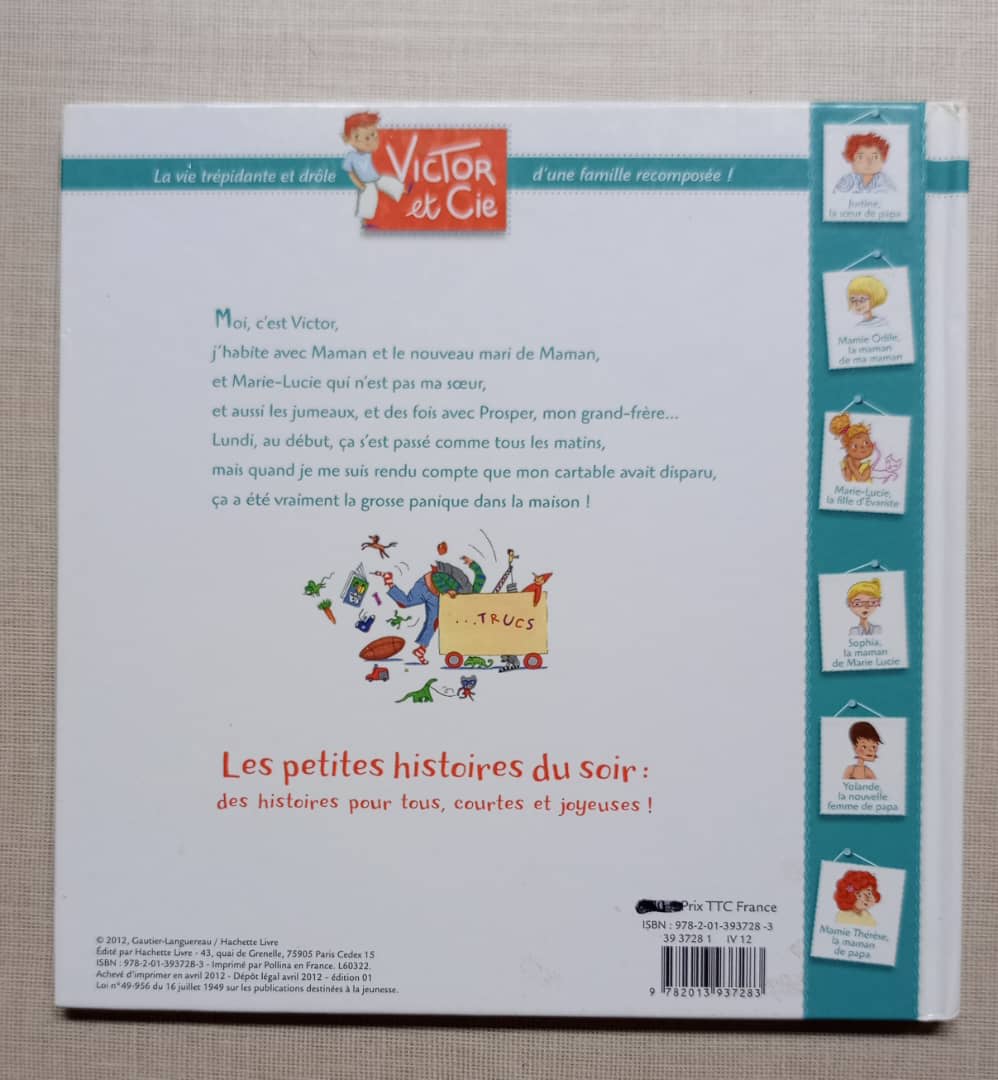 Victor et Cie : Qui m'a piqué mon cartable ?