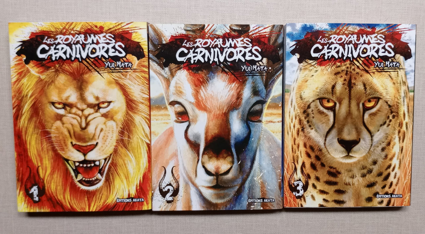 Le royaume des carnivores de Yui Hata .
Trilogie complète.