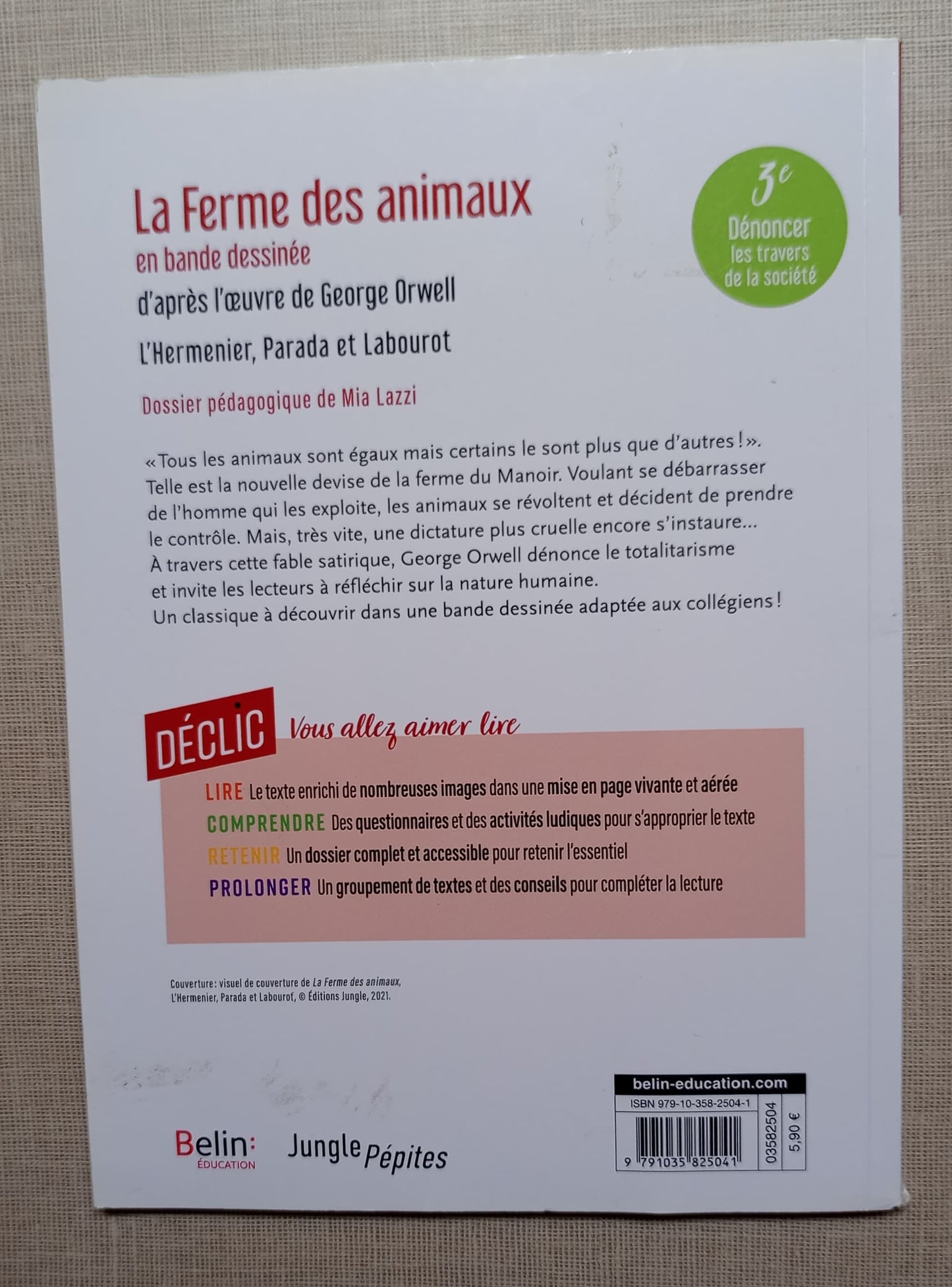 La Ferme des animaux en bande dessinée