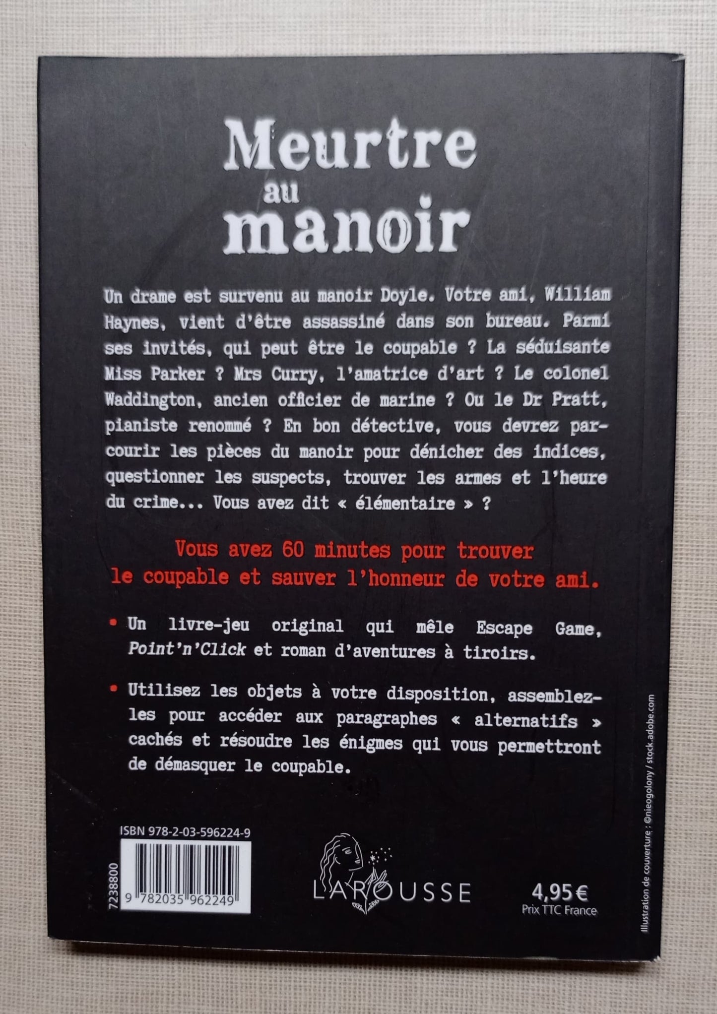 Escape game de poche - Meurtre au manoir