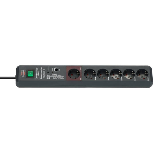 Brennenstuhl Secure-Tec multiprise avec 6 prises, protection contre...