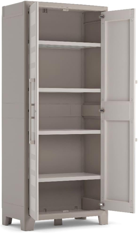 Keter Gulliver Armoire haute | Rangement intérieur et extérieur |...
