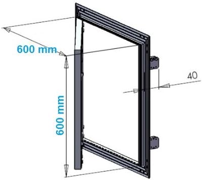 MKK-SHOP KRAL15 – Couverture (600 x 600 mm, plaques de plâtre, 12,5...