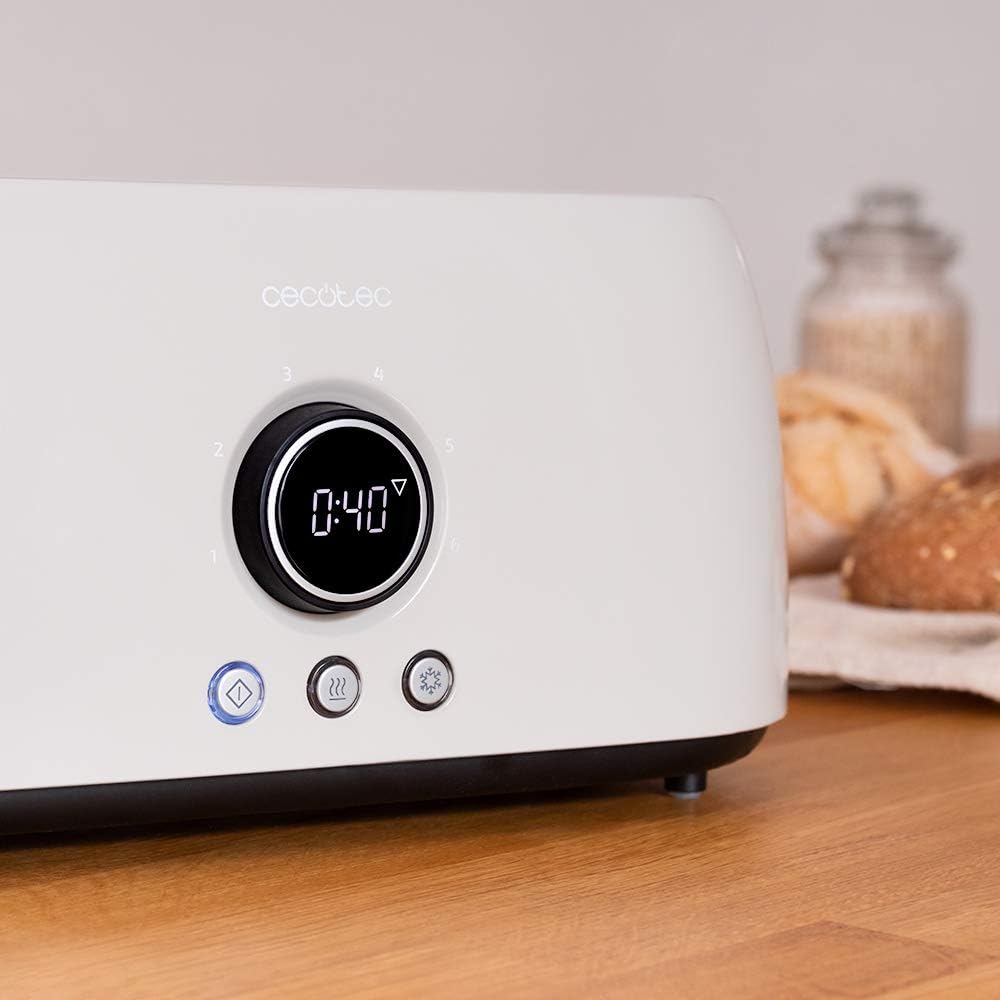 Grille-pain numérique Cecotec ClassicToast 15000 Beige Extra Double....