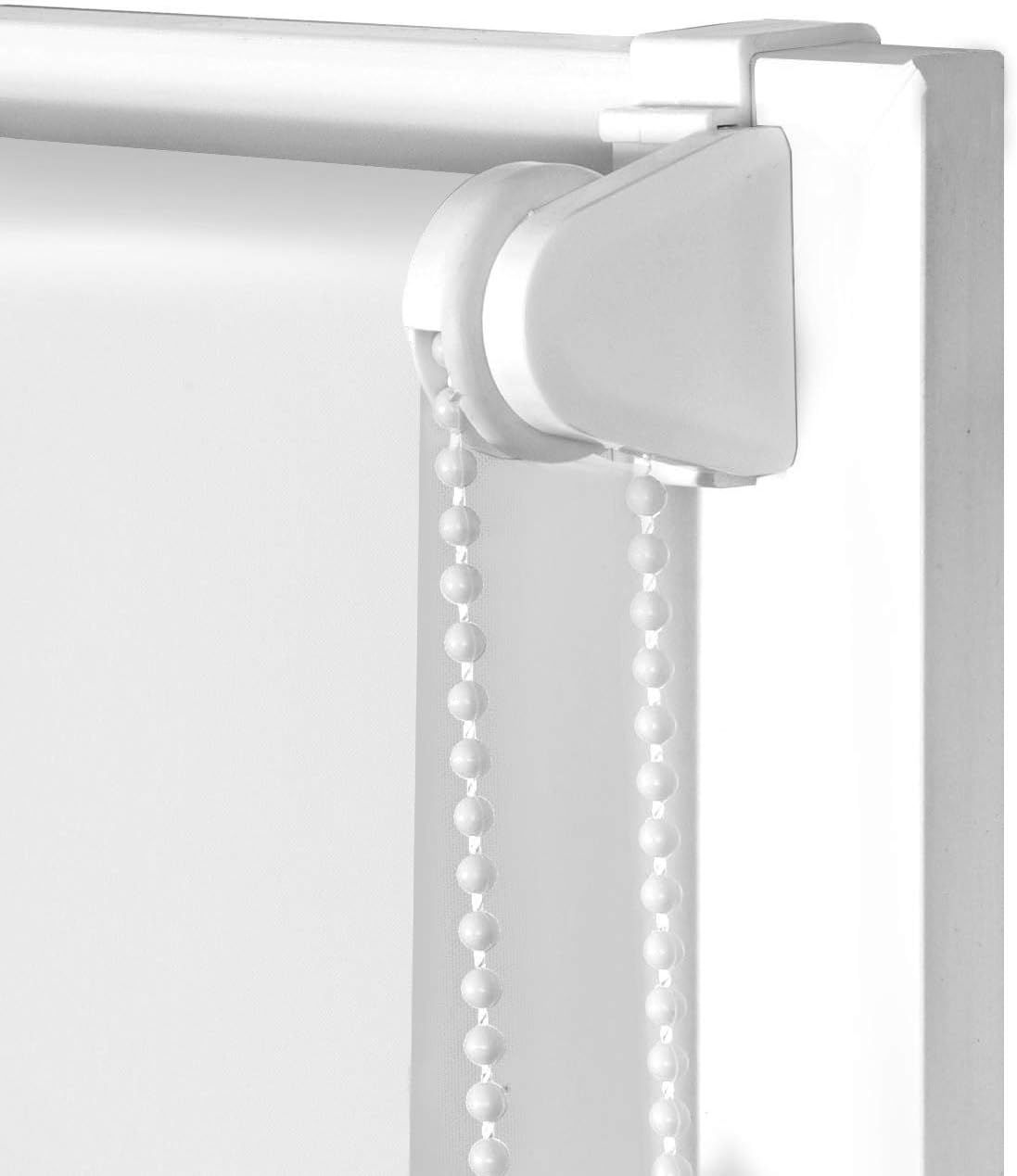 Blindecor Aure | Store enrouleur Easyfix translucide lisse - Blanc...