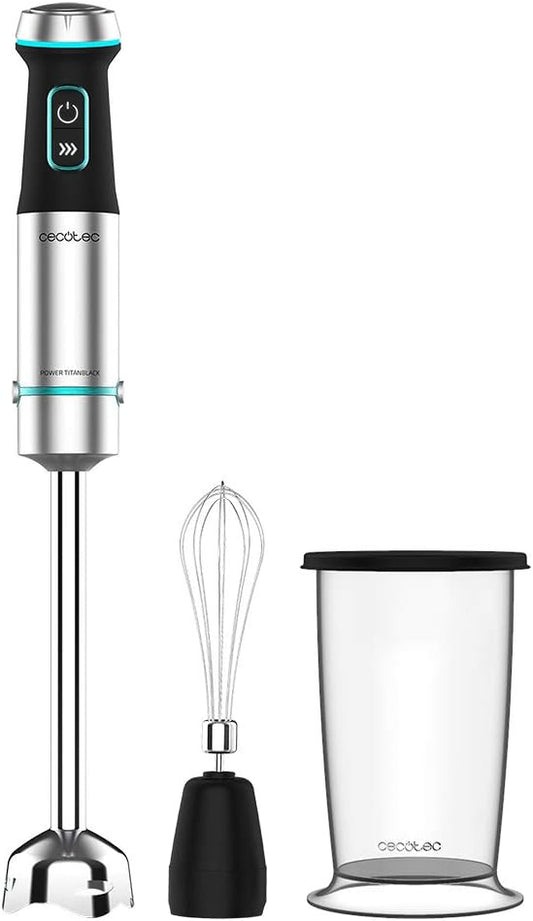Mixeur plongeant Cecotec Power TitanBlack 1200 XL Crème. 1200 W,...
