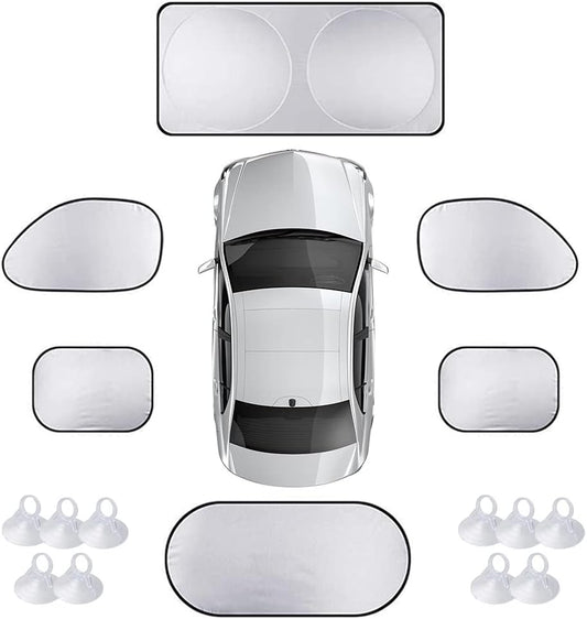Pare-soleil avant de voiture, 6 pièces pare-soleil avant de voiture...
