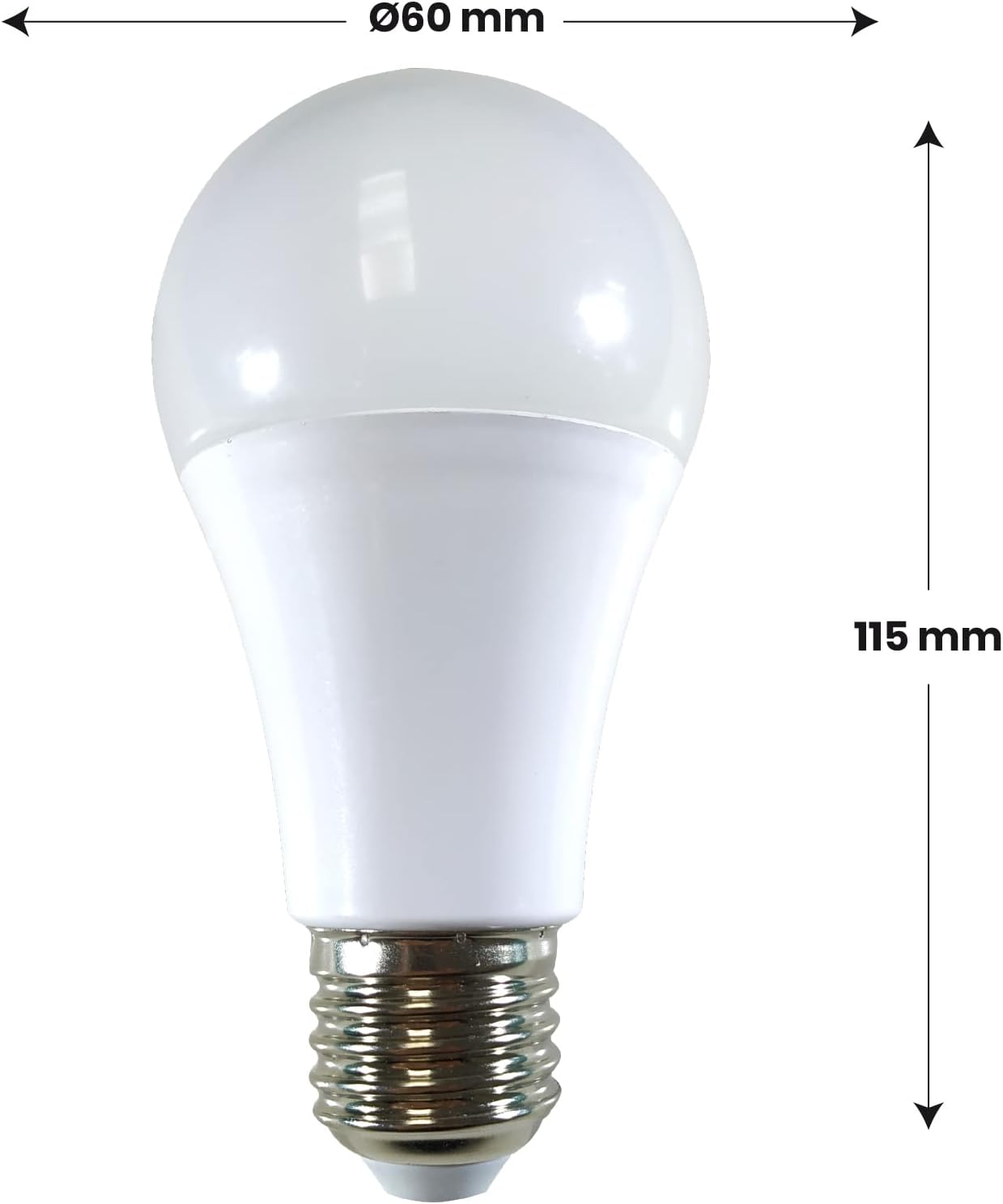 Ampoule LED E27 9W avec capteur crépusculaire. Capteur de lumière...