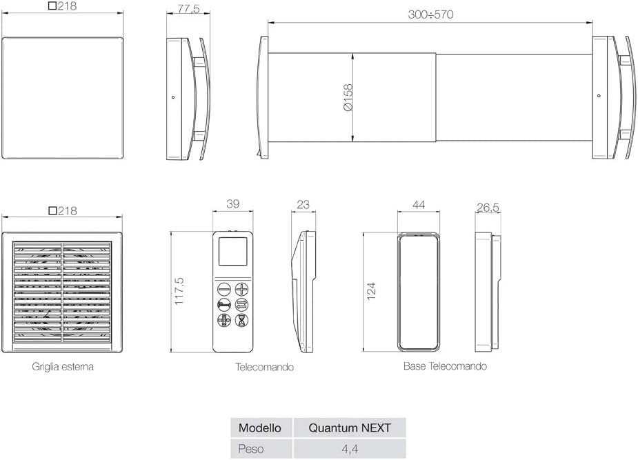AERAULIQA Quantum Next Unité VMC Décentralisée à Flux Alternatif,...