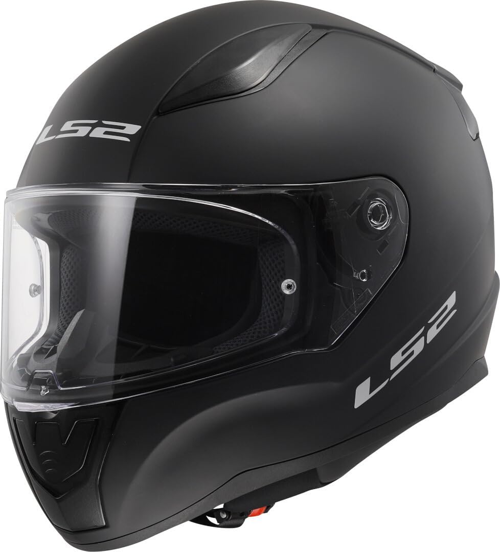 LS2, Casque de moto intégral Rapid, Noir mat, L