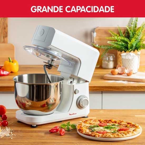 Moulinex Essential QA1501 - Robot Pâtissier 800W, pour pétrir et...