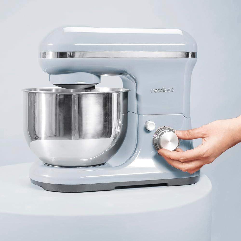 Cecotec Mélangeur Pétrisseur Cecomixer Merengue 5L 1200 Bleu. 1200 W...