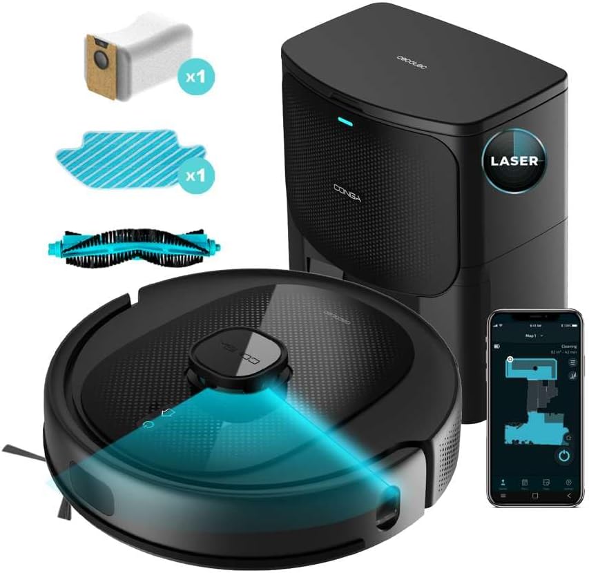 Robot Aspirateur Cecotec Conga 8290 Power Ultra Home Genesis, 280 min...