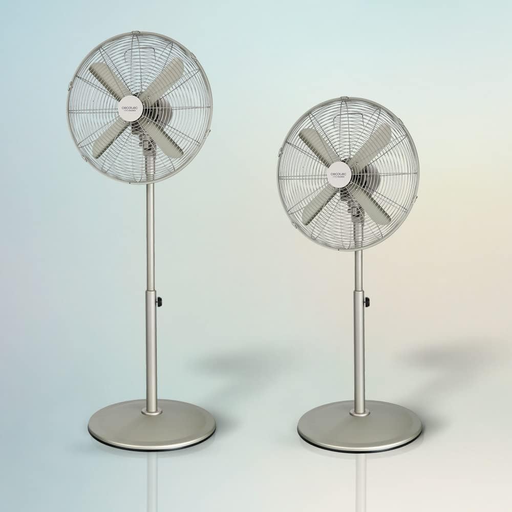 Ventilateur sur pied Cecotec EnergySilence 610 Steelstyle. 50 W, Fini...
