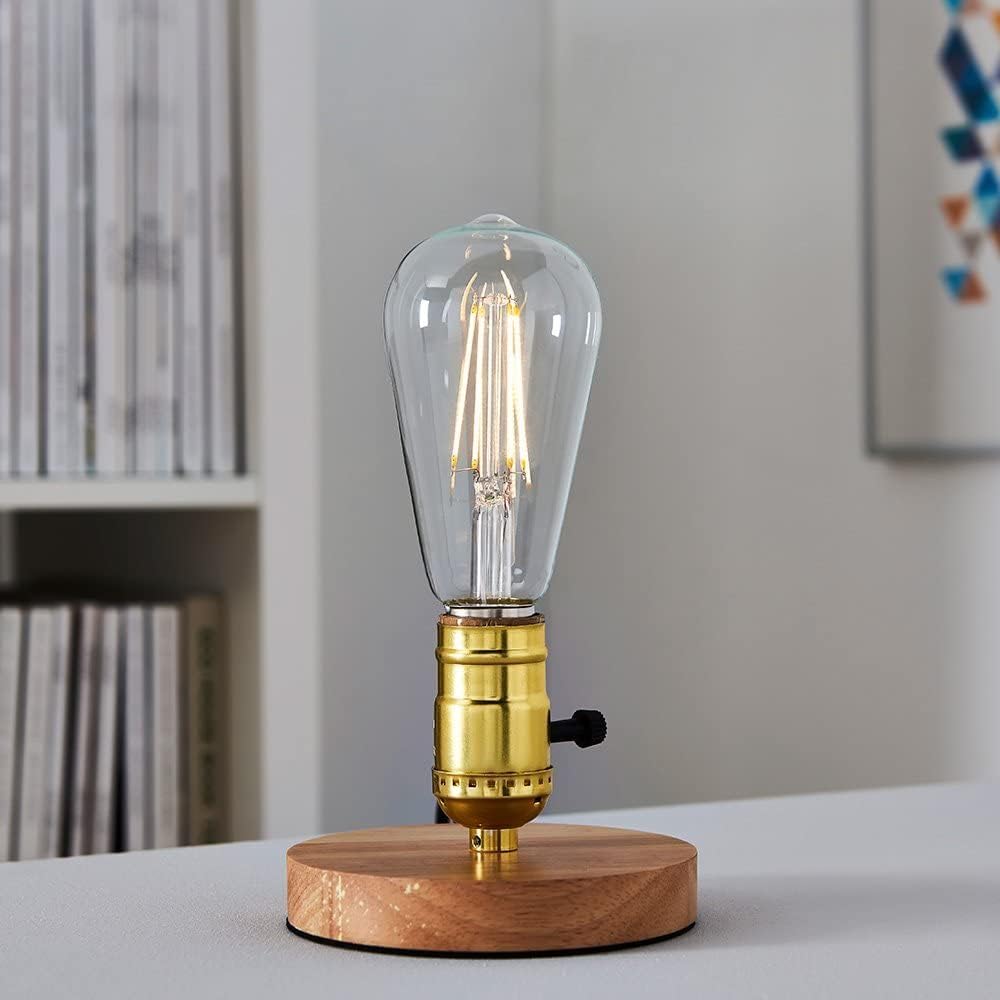 Amazon Basics Lampe LED de style vintage, ST64, douille Edison E27, 7...