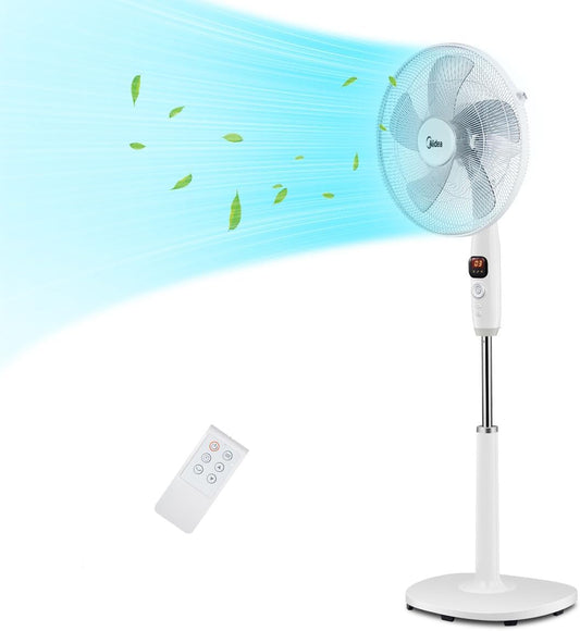 Midea MFS400R0APH Ventilateur sur pied 50 W Ventilateur silencieux...