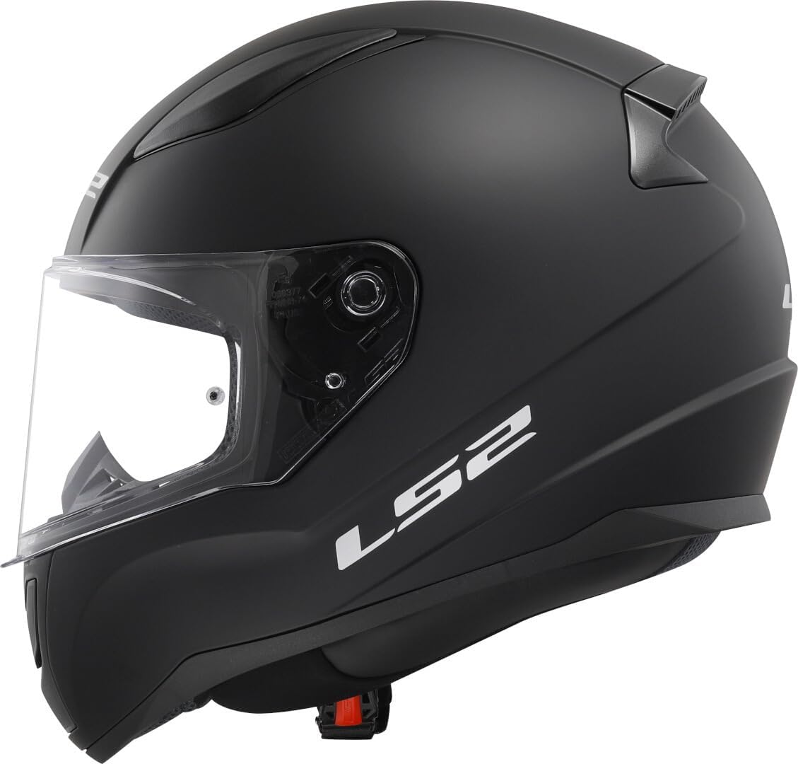 LS2, Casque de moto intégral Rapid, Noir mat, L