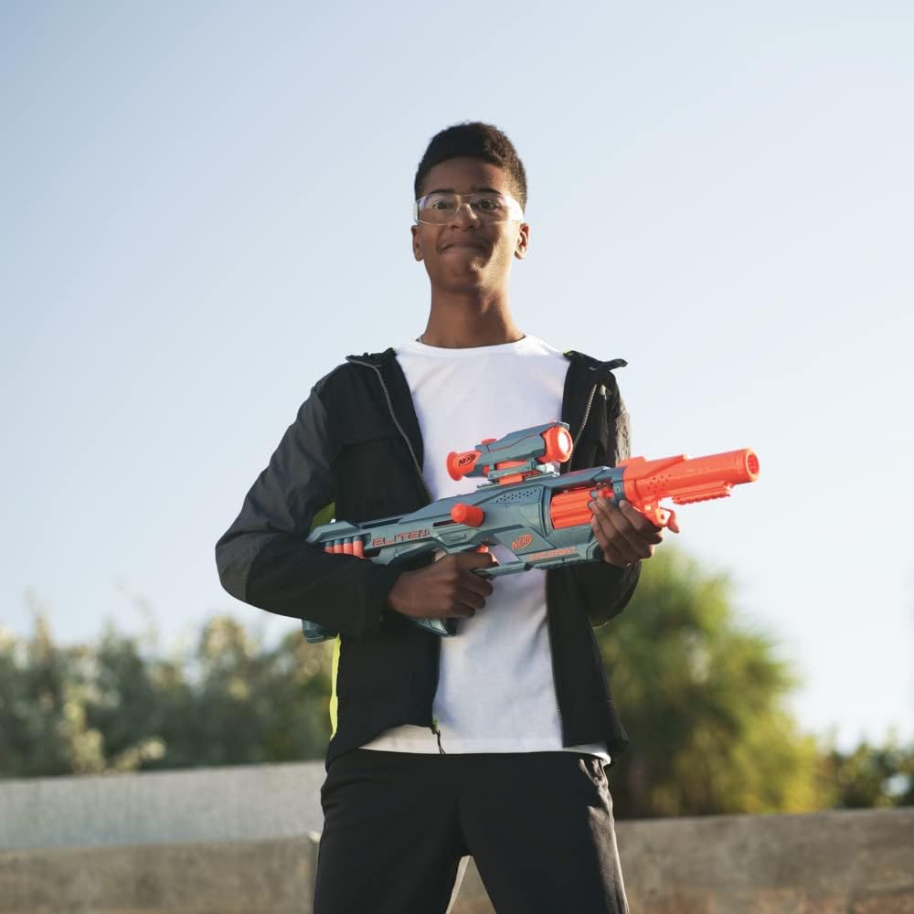 Nerf Elite 2.0, lanceur Eaglepoint RD-8, tambour 8 fléchettes, canon,...