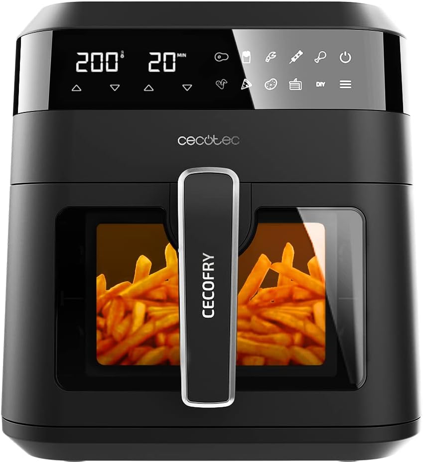 Friteuse sans huile Cecotec 6 L d'air Cecofry Experience Window 6000....