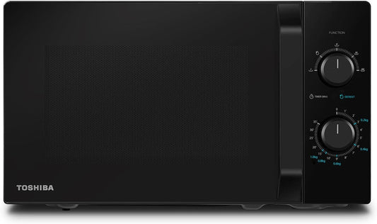 Toshiba MW2-MM20P(BK) - Four à micro-ondes, 20 l, 800 W, 5 niveaux de...