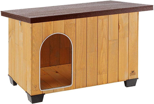 Ferplast BAITA 80 - Niche d'extérieur pour chien, bois éco-durable,...